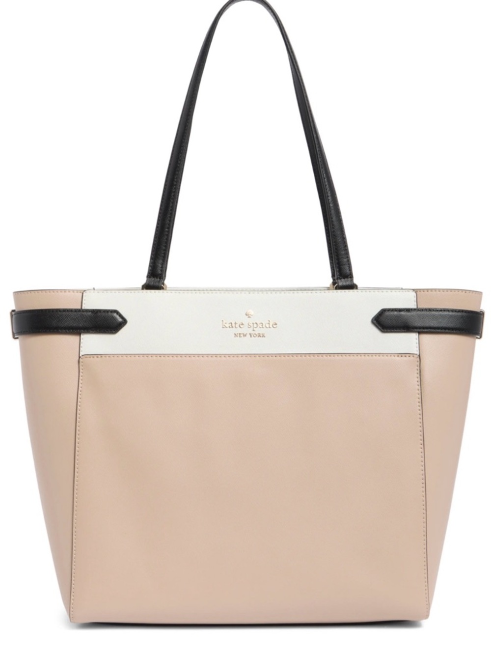 NWT Kate Spade New York Staci Colorblock Leather Laptop Tote